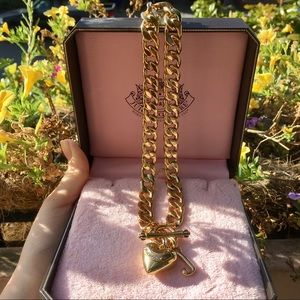 Juicy Couture Jewelry l Gold Heart Choker Necklace